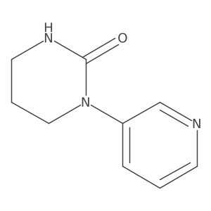1-Pyridin-3-yl-tetrahydro-pyrimidin-2-one Structure