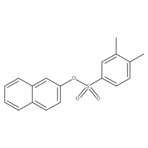Naphthalen-2-yl 3,4-dimethylbenzene-1-sulfonate Structure