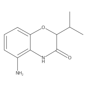5-Amino-2-(propan-2-YL)-3,4-dihydro-2H-1,4-benzoxazin-3-one Structure