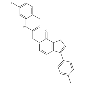 N-(2,5-difluorophenyl)-2-[7-(4-methylphenyl)-4-oxothieno[3,2-d]pyrimidin-3(4H)-yl]acetamide Structure