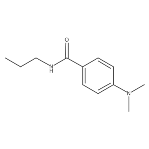 4-(dimethylamino)-N-propylbenzamide结构式