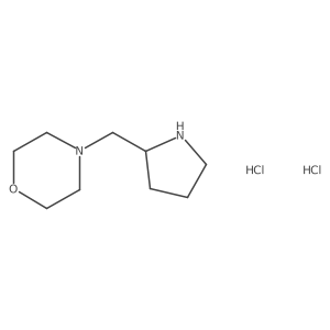 4-(2-Pyrrolidinylmethyl)morpholine dihydrochloride结构式