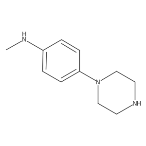 N-methyl-4-piperazin-1-ylaniline结构式