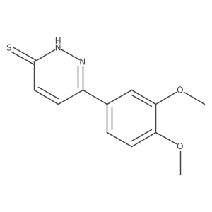 6-(3,4-dimethoxyphenyl)pyridazine-3(2H)-thione Structure