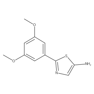 2-(3,5-Dimethoxyphenyl)thiazol-5-amine Structure