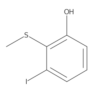 3-Iodo-2-(methylthio)phenol结构式