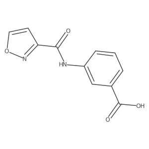 3-(1,2-Oxazole-3-amido)benzoic acid Structure
