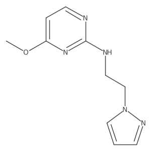 n-(2-(1h-Pyrazol-1-yl)ethyl)-4-methoxypyrimidin-2-amine结构式