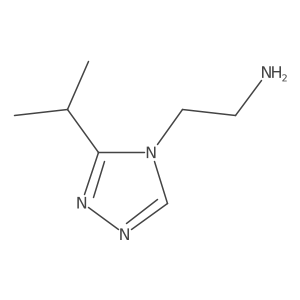 2-[3-(propan-2-yl)-4H-1,2,4-triazol-4-yl]ethan-1-amine Structure