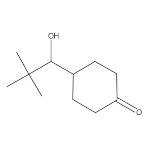 4-(1-Hydroxy-2,2-dimethylpropyl)cyclohexanone结构式