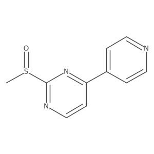 2-(Methylsulfinyl)-4-(4-pyridinyl)pyrimidine结构式