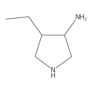 (3R,4R)-4-ethylpyrrolidin-3-amine Structure
