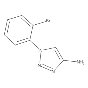 1-(2-Bromophenyl)-1H-1,2,3-triazol-4-amine Structure