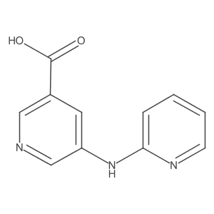 5-[(Pyridin-2-yl)amino]pyridine-3-carboxylic acid结构式