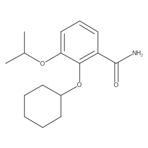 Benzamide, 2-(cyclohexyloxy)-3-(1-methylethoxy)- Structure