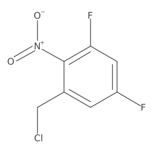 3,5-Difluoro-2-nitrobenzyl chloride Structure
