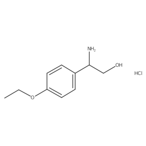 (R)-Amino(4-ethoxyphenyl)methanol hcl Structure