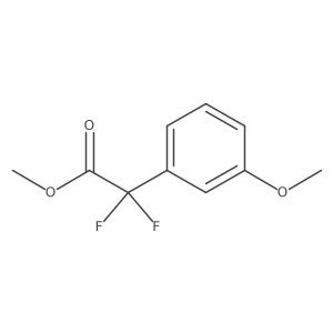 Methyl difluoro(3-methoxyphenyl)acetate结构式