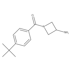 1-(4-Tert-butylbenzoyl)azetidin-3-amine结构式