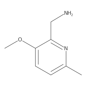 (3-Methoxy-6-methylpyridin-2-yl)methanamine结构式