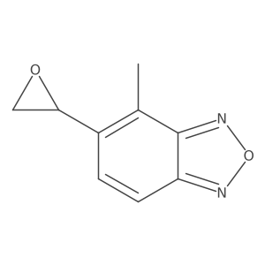 4-Methyl-5-(2-oxiranyl)-2,1,3-benzoxadiazole Structure