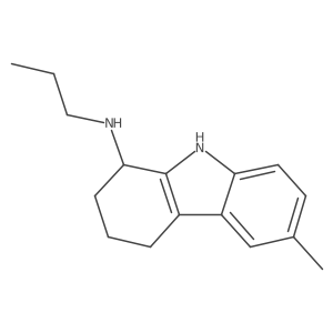 6-methyl-N-propyl-2,3,4,9-tetrahydro-1H-carbazol-1-amine Structure