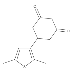 5-(2,5-Dimethylthiophen-3-yl)cyclohexane-1,3-dione Structure