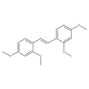 1,1a(2)-(1E)-1,2-Ethenediylbis[2,4-dimethoxybenzene] Structure