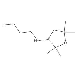 N-Butyl-2,2,5,5-tetramethyloxolan-3-amine结构式