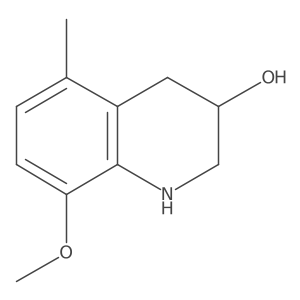 8-Methoxy-5-methyl-1,2,3,4-tetrahydroquinolin-3-ol Structure