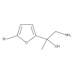 1-Amino-2-(5-bromofuran-2-yl)propan-2-ol Structure