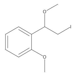 1-(2-Iodo-1-methoxyethyl)-2-methoxybenzene结构式