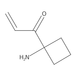 1-(1-Aminocyclobutyl)prop-2-en-1-one结构式