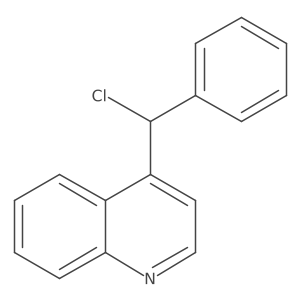 4-(Chlorophenylmethyl)quinoline结构式