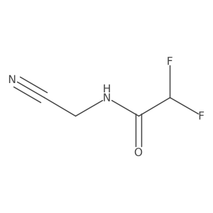 N-(cyanomethyl)-2,2-difluoroacetamide结构式