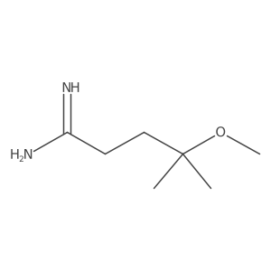 4-Methoxy-4-methylpentanimidamide Structure