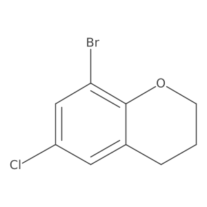 8-Bromo-6-chlorochromane Structure