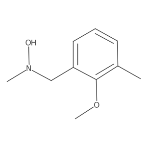 N-[(2-methoxy-3-methylphenyl)methyl]-N-methylhydroxylamine Structure