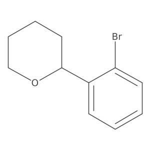 2-(2-Bromophenyl)oxane Structure