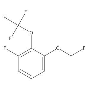 1-Fluoro-3-fluoromethoxy-2-(trifluoromethoxy)benzene结构式