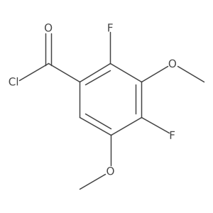 2,4-Difluoro-3,5-dimethoxybenzoyl chloride结构式