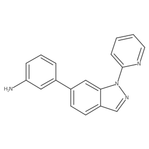 3-(1-(pyridin-2-yl)-1H-indazol-6-yl)aniline Structure