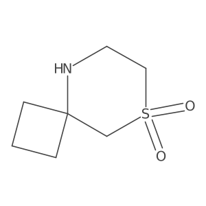 8-Thia-5-azaspiro[3.5]nonane 8,8-dioxide Structure