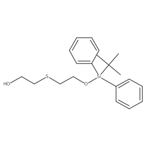 2-[2-(t-Butyldiphenylsilyloxy)ethylthio]ethanol Structure