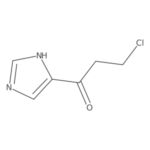 3-Chloro-1-(3H-imidazol-4-yl)-propan-1-one Structure