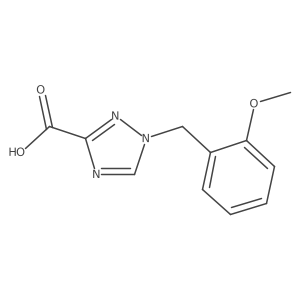 1-(2-Methoxybenzyl)-1H-1,2,4-triazole-3-carboxylic acid结构式