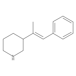 3-(1-Phenylprop-1-en-2-yl)piperidine Structure