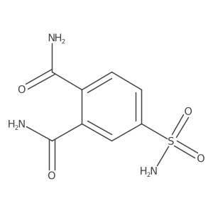 4-(Aminosulfonyl)-1,2-benzenedicarboxamide结构式