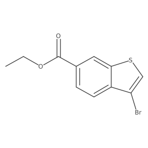 Ethyl 3-bromobenzo[b]thiophene-6-carboxylate结构式