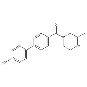 (4-(5-Hydroxypyridin-2-yl)phenyl)(3-methylpiperazin-1-yl)methanone Structure